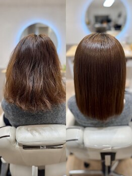 レヴ(Rev)の写真/【くせ毛・髪の広がりをプロの技術で美髪へ】本質的な縮毛矯正と髪質改善で感動的な扱いやすさを実現＊