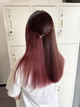 セブンルックスクレオ(7LOOKS creo) インナーカラーピンク/トップカラーピンクブラウン