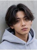 心斎橋/難波/曲がる縮毛/ブリーチ/メンズカット/フェザー/眉