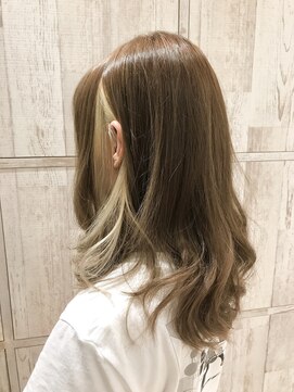 ヘアーアンドスパ フラップス(FLAPS) ゾーンカラー クリアーベージュ