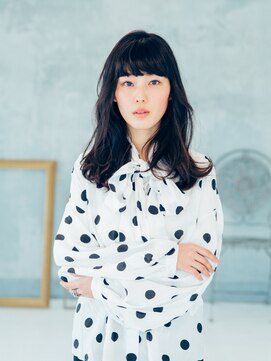 スムーズ 北千住(smoos’) 暗髪クールウェーブロング【北千住店】