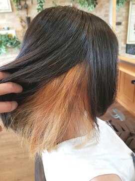 ルークス 中央林間(LOOOKS) ボブ×インナーカラー　ブリーチ！