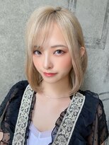 ロンドローズ 名古屋(Lond damaskRose)&nbsp;小顔に見える顔周りのカットがポイントスタイル