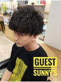 マッシュスパイラルパーマ