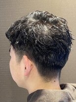 ヒロギンザ 六本木店(HIRO GINZA)&nbsp;スパイラルパーマ×アップバング〈六本木〉〈メンズカット〉