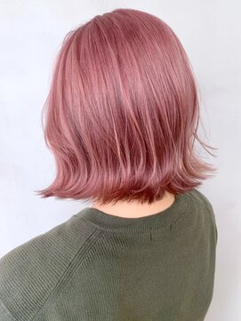 アイティーバイアルバム 松戸店(IT by ALBUM) ピンクボブ_くびれヘアビタミンカラーメルティカラー_ba338751