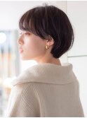 ショートボブ20代30代40代大人可愛い暗髪うる艶髪青山表参道