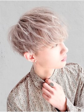 ディーバ 池袋東口(D.I.E.V.A) 10代20代30代メンズシルバーアッシュ束感ツーブロックマッシュ