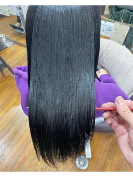 美容室 メザミー MESAMIES 髪質改善20代30代40代50代☆大人可愛い黒髪ストレートロング