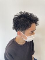 パシフィックダズールコパン(Pacific Dazzle copain)&nbsp;メンズ　かきあげ　パーマ　ショート