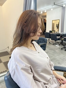 ミント 鳳(Mint.) 20代 30代 40代 くびれヘアミルクチョコレートヘルシースタイル