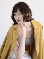 ロアー ヘアー マックイーン 流山おおたかの森店(RAWR hair McQueen) 【RAWR】ボブヘアミディアム_外ハネスタイル