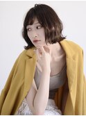 【RAWR】ボブヘアミディアム_外ハネスタイル