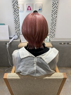 コレット 宇都宮(collet Gigi) 前髪/マチルダボブ/ピンクベージュ/インナーグレージュ/ピンク