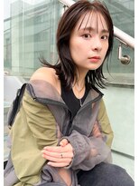 ロンドプロフィール 浦和(Lond profil)&nbsp;中川　前髪カット顔まわり似合わせ外ハネくびれレイヤーミディ