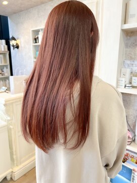 キャアリー(Caary) 福山市美容室Caary人気サラツヤ髪質改善ストレート赤み秋カラー