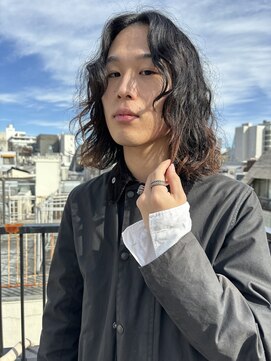 ナループロアツム(Nalu pu loa Tsum) ドライなウェーブパーマ/メンズスタイル/メンズパーマヘア