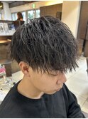 ツイストスパイラルパーマ マッシュパーマ
