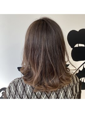 ファーム 大崎店(FAAM) ナチュラルハイライト×ピンクベージュ