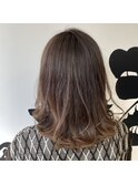 ナチュラルハイライト×ピンクベージュ