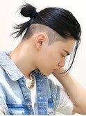 黒髪ニュアンスカール2wayマンバン