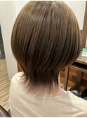 人気透明感カラーショコラショートウルフ20代30代40代