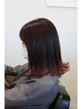 フルハウス (Full house HAIR DESIGN) 裾ブリーチ