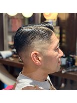 レイブ アクション アンド ヘアー 北千住店(rave Action and Hair) サイドパート スキンフェード