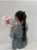 タマネギ編み下ろしポニー♪