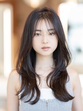 エースハバナ 渋谷(1 HAVANA) ミディアムレイヤー/20代30代大人かわいい/オリーブグレージュ