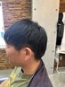 カット＋白髪染めカラー(気持ちいいマッサージシャンプー♪)