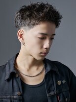 グルーマーズクレッジ 渋谷店(GROOMER/S CREDGE)&nbsp;スパイキーショート/ブルーブラック/フェザーパーマサーフカール