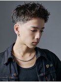 スパイキーショート/ブルーブラック/フェザーパーマサーフカール