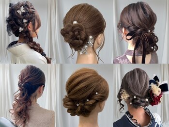 アヴソリューク(Absoluk)の写真/結婚式やイベントの日に♪プロの手で手早く崩れにくい!特別な日は、誰よりも可愛く、いつもと違う自分に♪