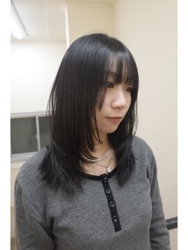 ネアー 新潟(NEER) アプリコットオレンジ/くびれヘア/ウェーブショート［新潟］