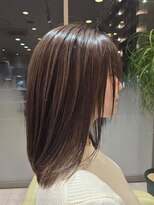 ヘアメイク アリエス 岩切店(HAIR MAKE aries) 大人上品な艶ストレートミディ 仙台 岩切 利府 多賀城 20代30代