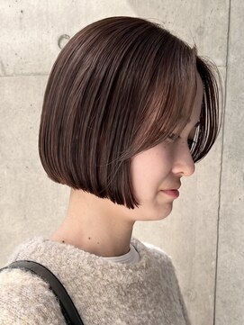 ニコ トウキョウ(nico TOKYO) 20代30代ショートボブ前髪ありボブミニボブ顔周りレイヤーカット