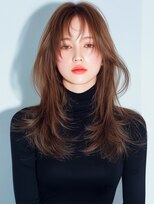 ラベストクズハ(LOVEST KUZUHA)&nbsp;ハイレイヤー/ロングレイヤー/アッシュブラウン/ロングウルフ
