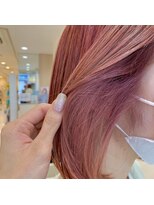 アッシュ 北千住店(Ash) 【ブリーチ1回】ピンクベージュカラー