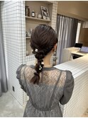 結婚式/お呼ばれヘア/ヘアセット/ヘアアレンジ