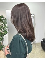 ウカン(UKAN.) 似合わせカット+酸性ストレート+シングルカラー