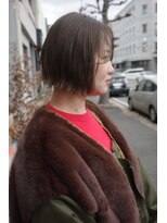 チャプター 問屋町(chapter)&nbsp;髪質改善ミニボブパツっとボブブリーチなし透明感ケアカラー