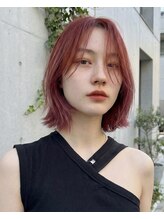 ジュール サウス 新宿南口(Joule South)&nbsp;ダブルカラー/前髪カット/インナーカラー/レイヤーカット/ボブ