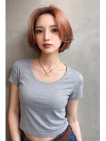ブランニュー オーバー 難波店(Brandnew over)&nbsp;【Brandnew】大人ボブ＿ハイトーンカラー＿レイヤーボブ