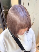 フラム 渋谷(flamme)&nbsp;◯【ブリーチ2回】グレージュカラー