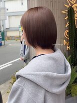 ヘアプレイスソル (HAIR PLACE SoL) 透明感ヘーゼルベージュ/ショート/レイヤーボブ