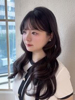 アフロート ディル(AFLOAT D'L) (ぱっつん前髪)顔周りカット韓国ロングレイヤー20代30代
