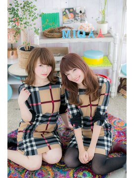 ミック 日暮里店(miq) 乙女ココロくすぐる◎双子コーデstyle