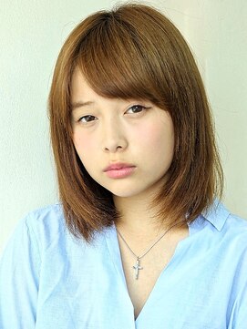 ヘアメイク フレンシア(hair make flencia) シースルーボブ