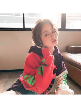 エルクバイコットン(elk by Cotton) 【elk by cotton平塚】外はね/ショートボブ/デジタルパーマ